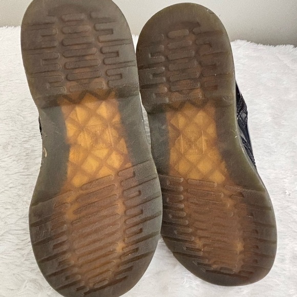 Doc Martens Patent Leather Boots Girls Size 2 - Zip and Tie - Picture 5 of 7